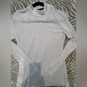Jones & Co White Mock Turtleneck